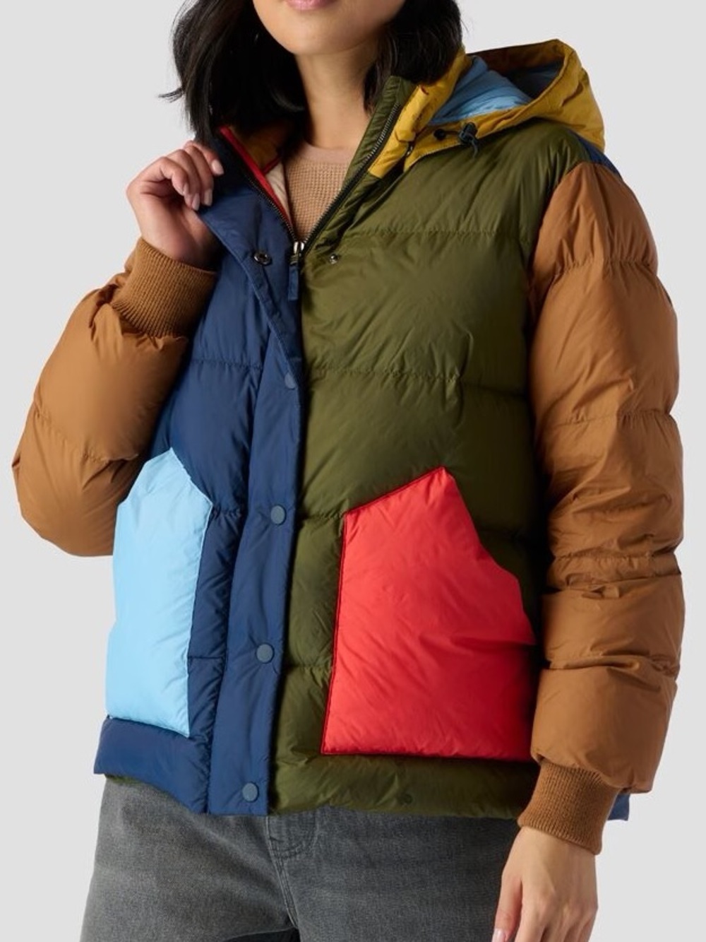 The Great - The Down Polar Puffer. -- Appalachian Colorblock -  Small